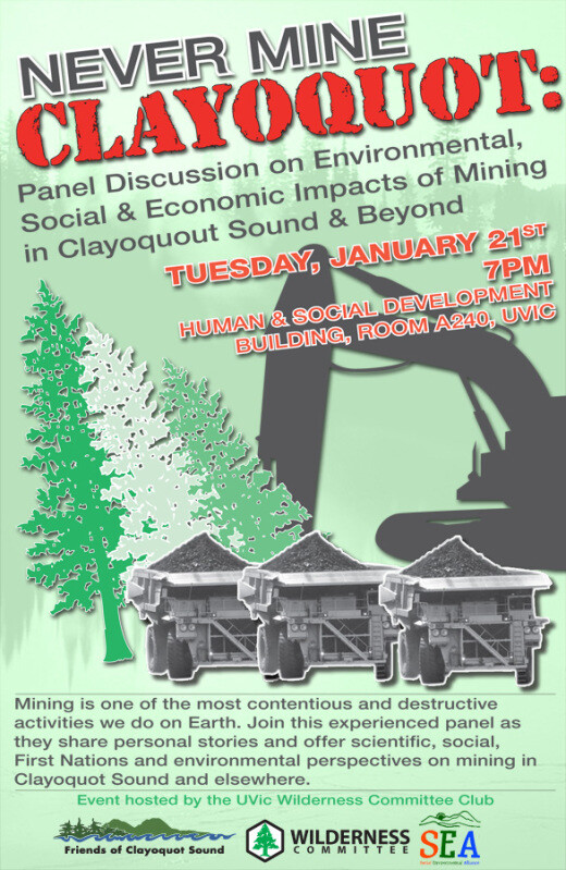 Never Mine Clayoquot poster